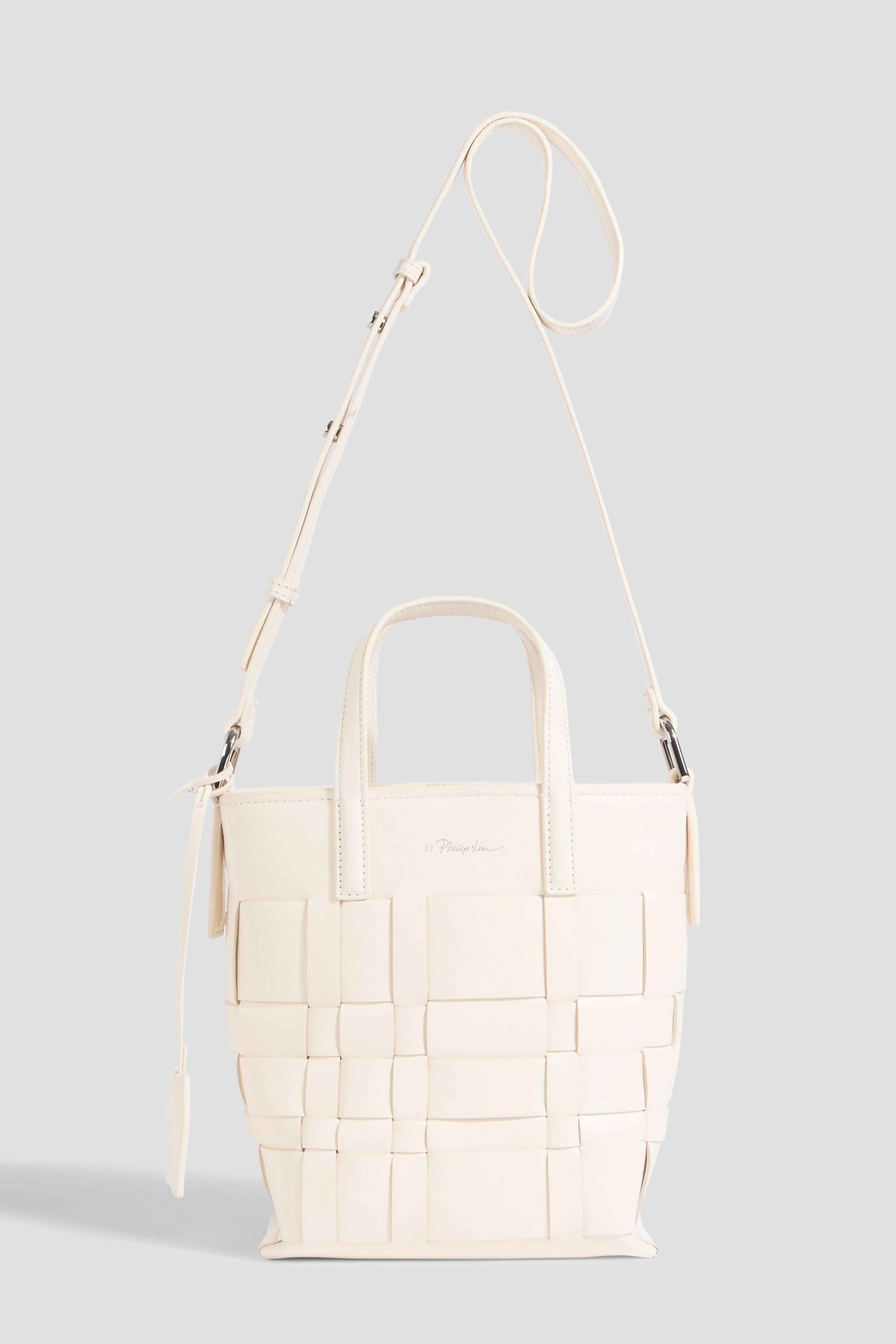 3.1 PHILLIP LIM 오디타 우븐 레더 미니 버킷 백