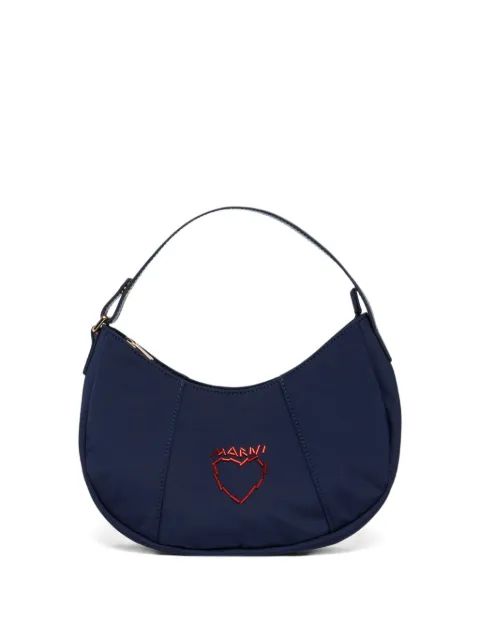 Marni Kids 캉가 하트 자수 숄더백