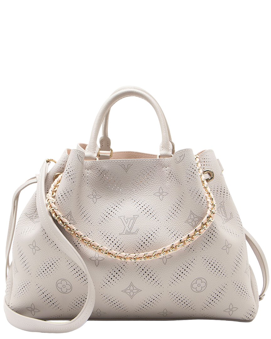 LOUIS VUITTON 베이지 펀칭 가죽 벨라