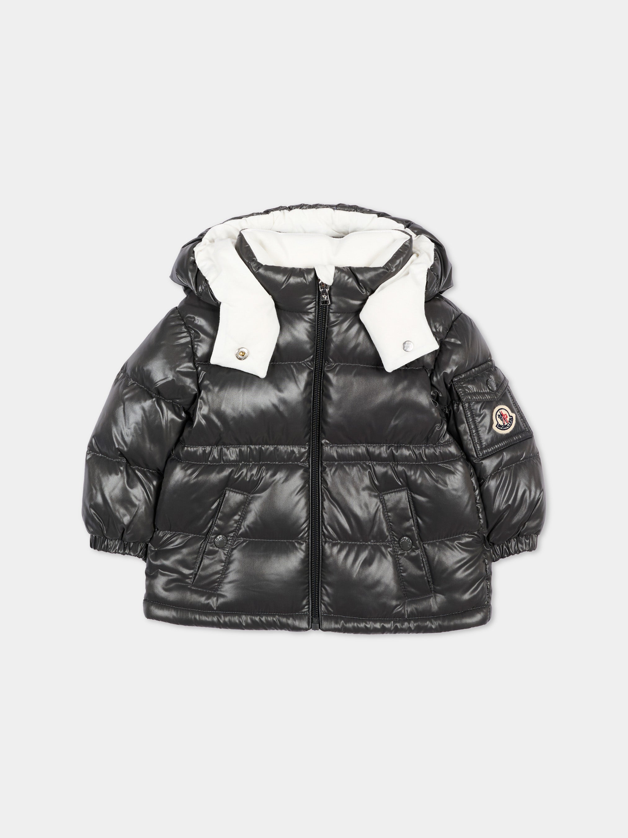 Moncler Enfant 로고 다운 자켓