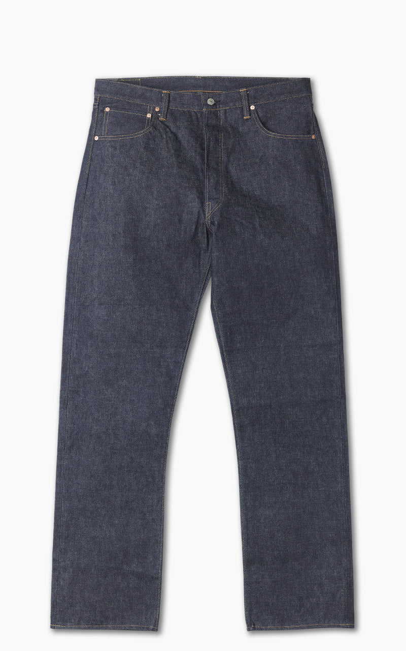 DENIME 롯 220A 오프셋 XX 모델 셀비지 언워시드 인디고 14.5oz