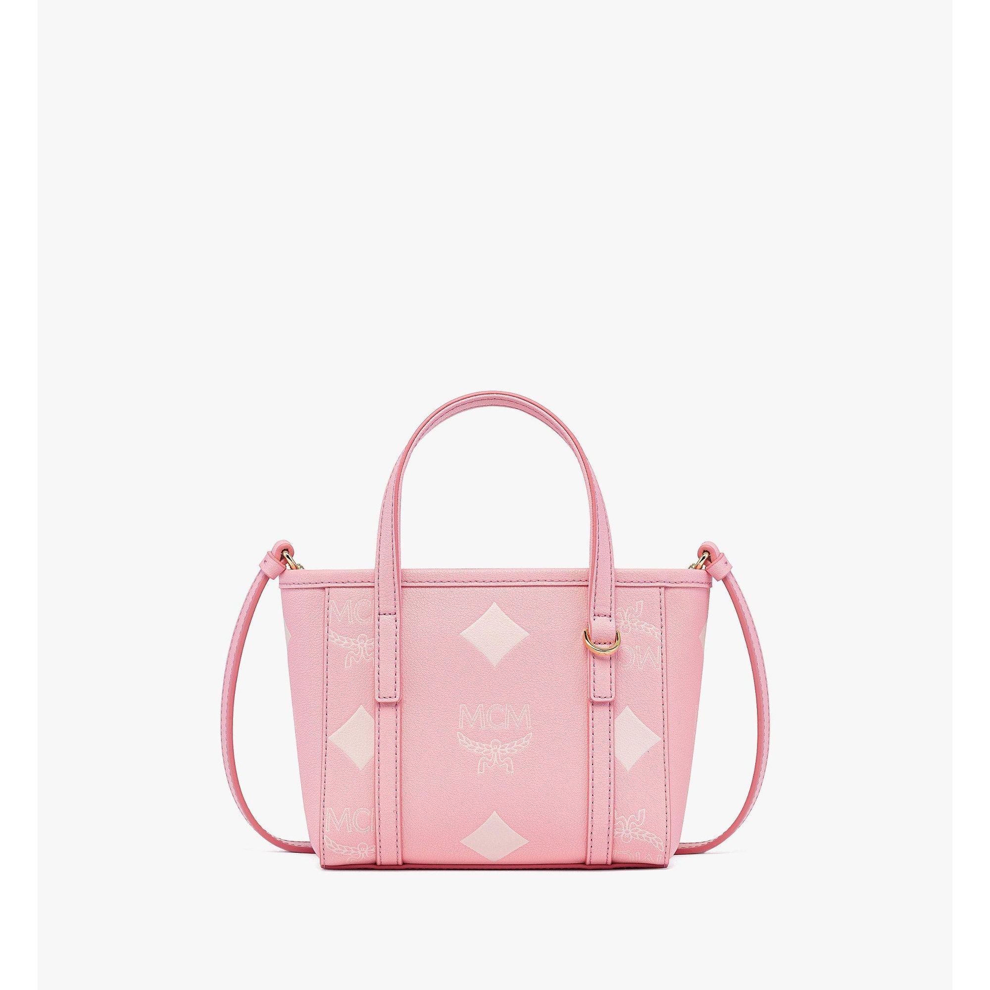 MCM X-Mini 토니 탑 지퍼 쇼퍼 백