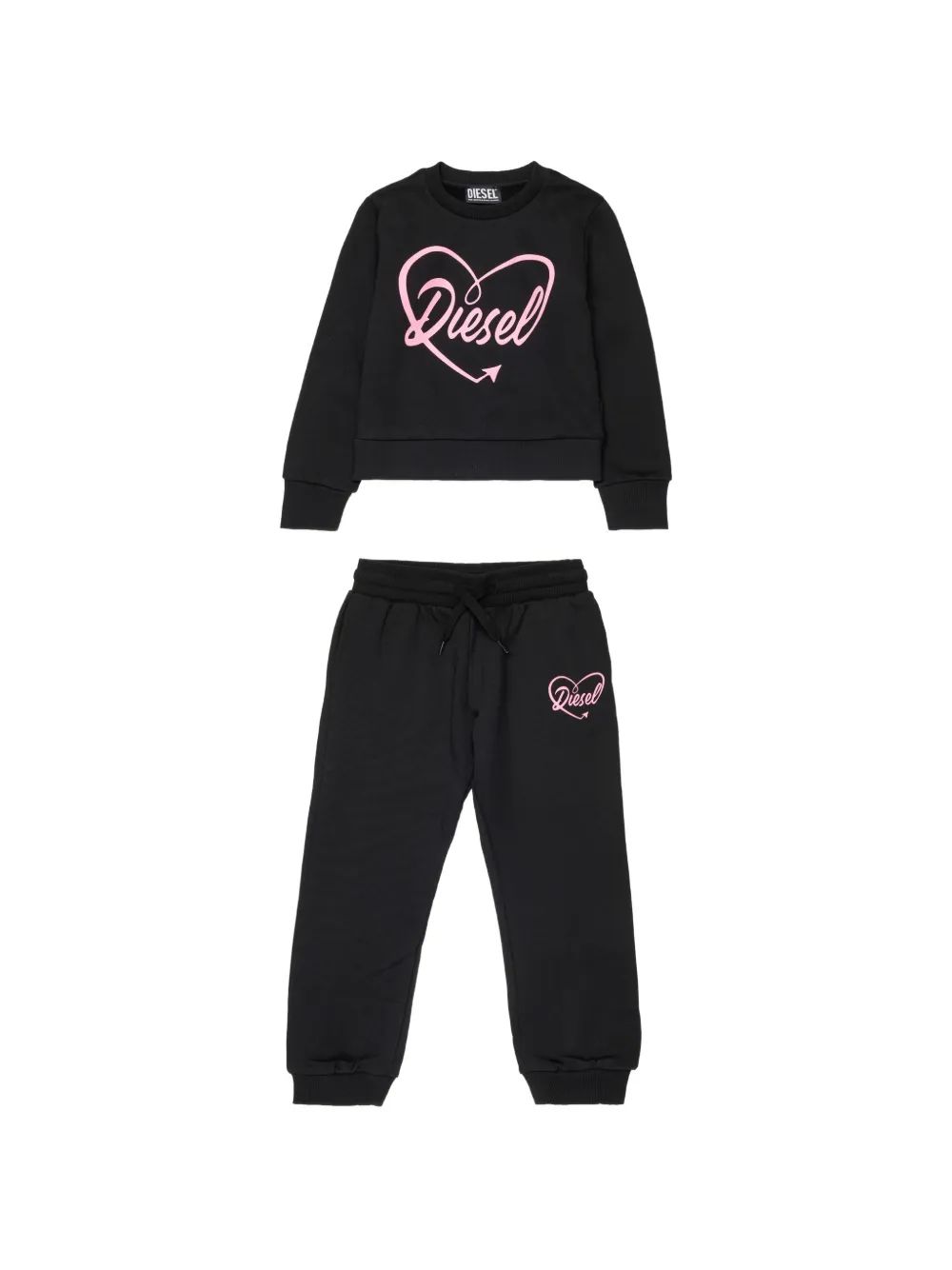 Diesel Kids 로고 프린트 트랙수트