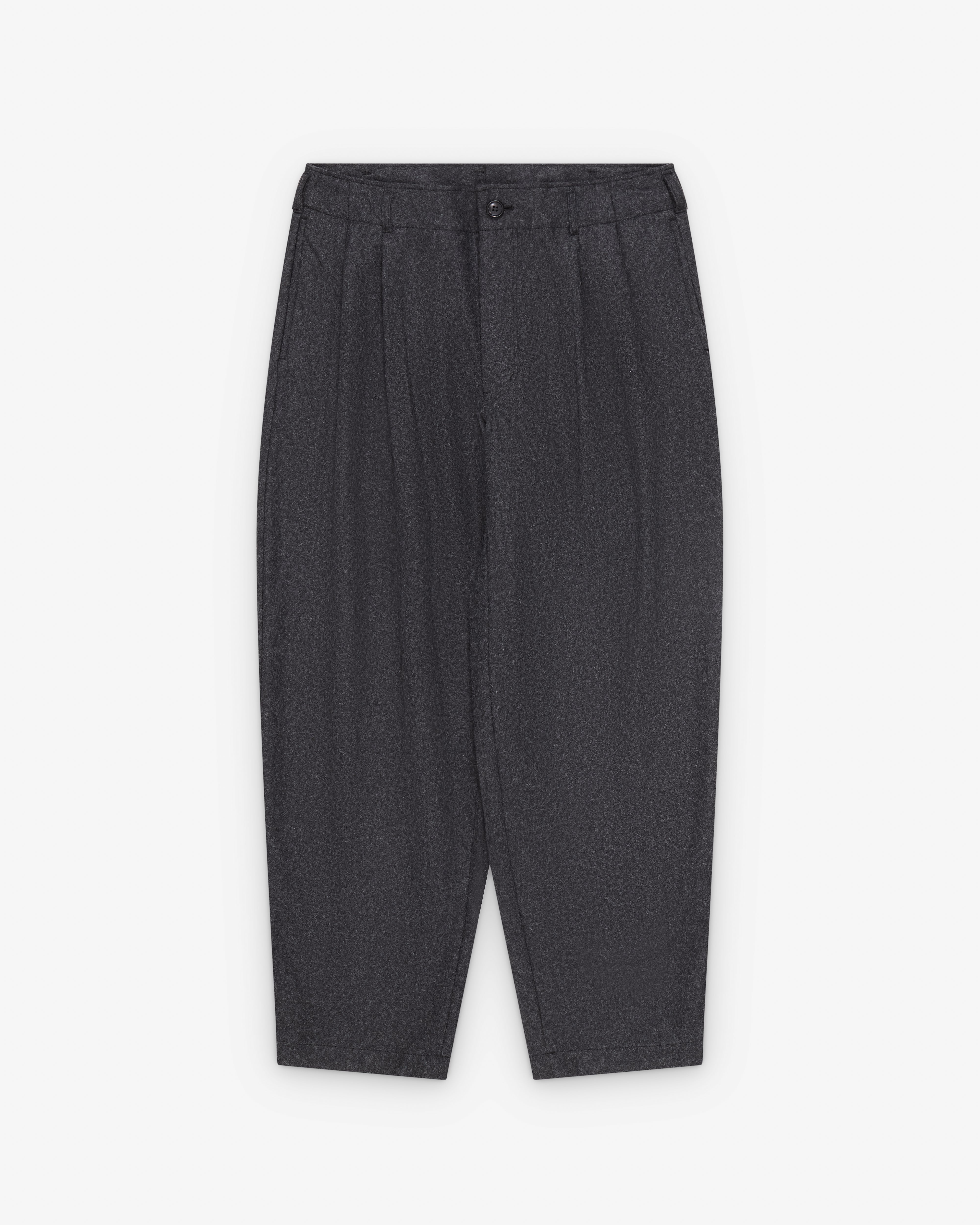 COMME DES GARCONS 남성 테이퍼드 울 바지