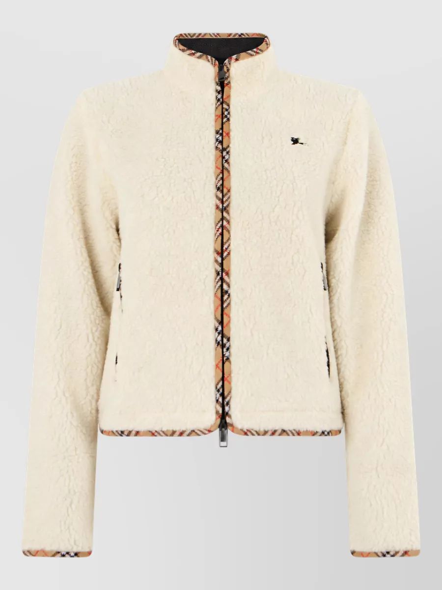 BURBERRY 크롭 울 캐시미어 자켓