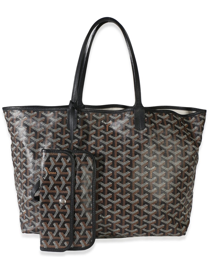 GOYARD 블랙 이네 캔버스 생 루이 PM