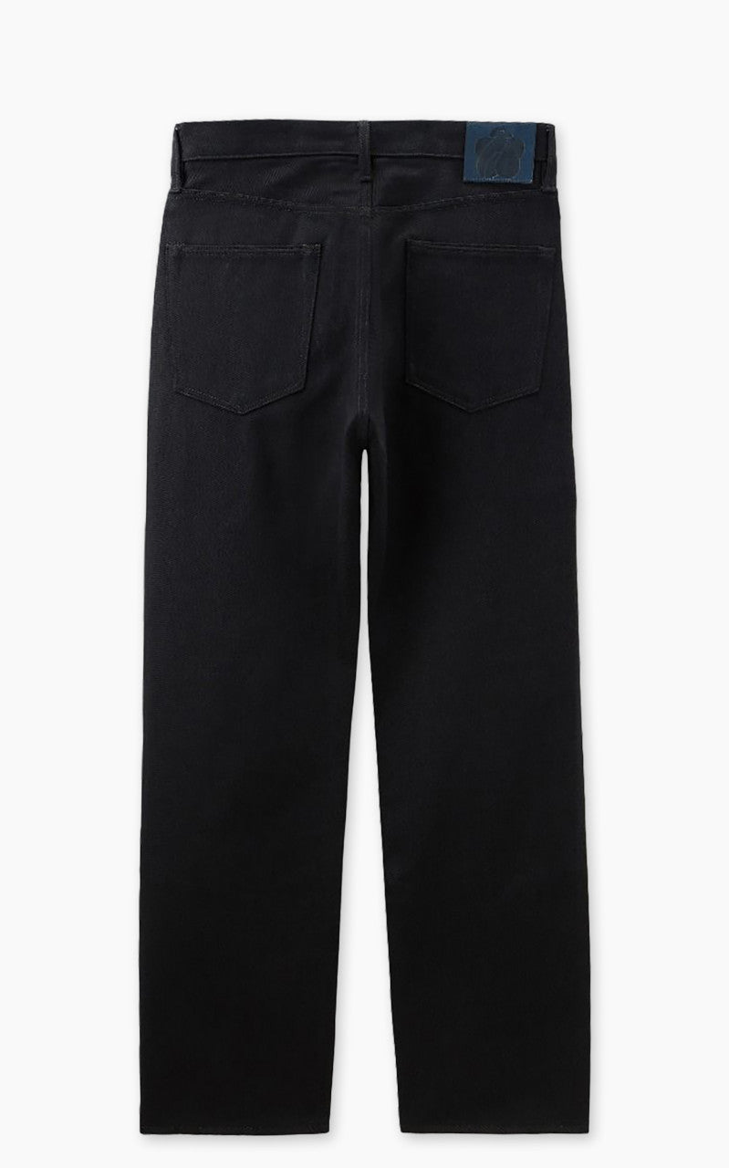 MOMOTARO JEANS 클래식 스트레이트 데님 블랙 14.7oz
