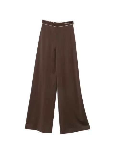 ANTONIO MARRAS 로고 자수 와이드 팬츠