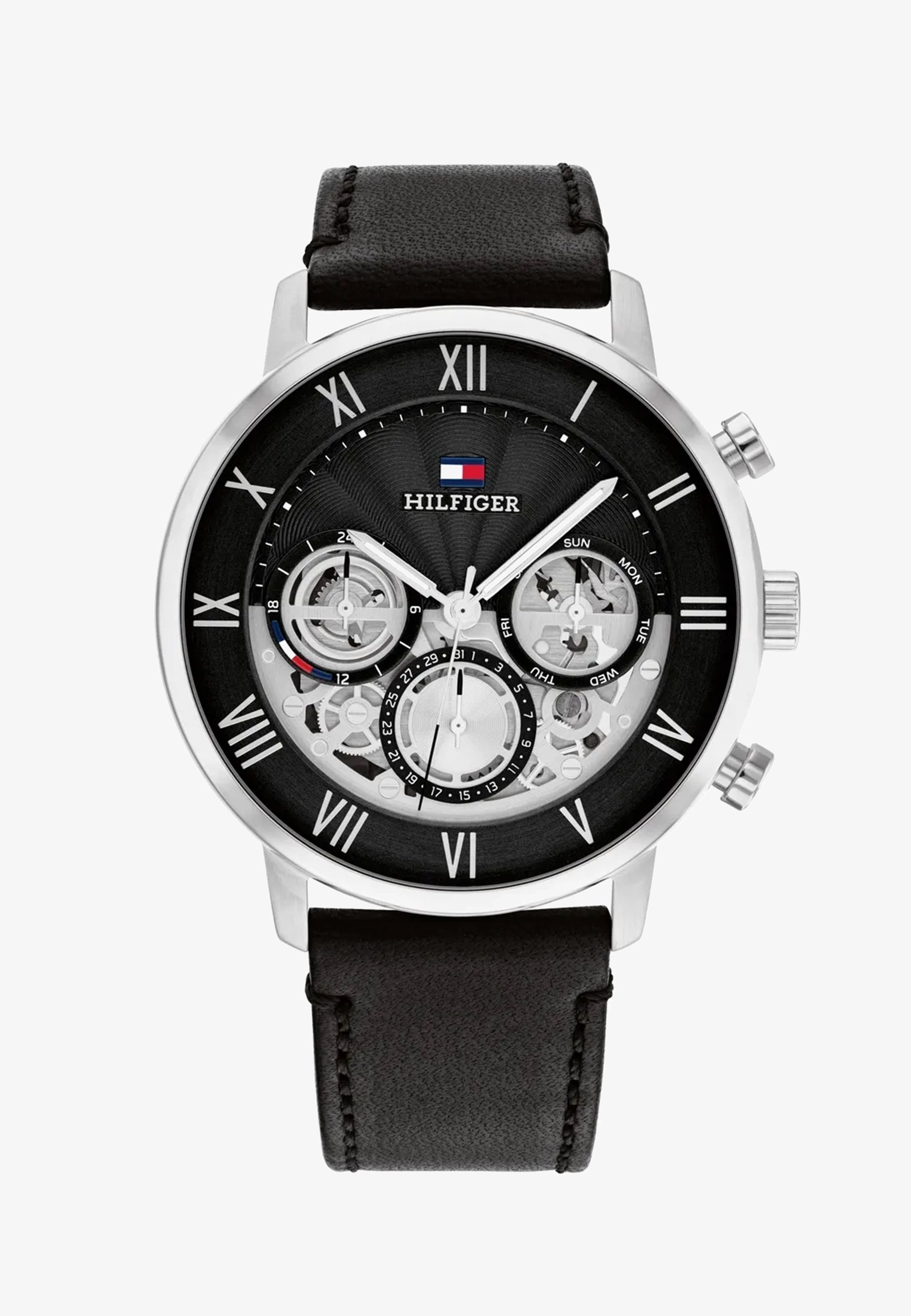 TOMMY HILFIGER 레전드 크로노그래프 시계 블랙