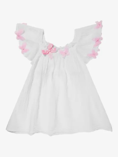 SELINIACTION KIDS 버터플라이 보우 캐주얼 드레스