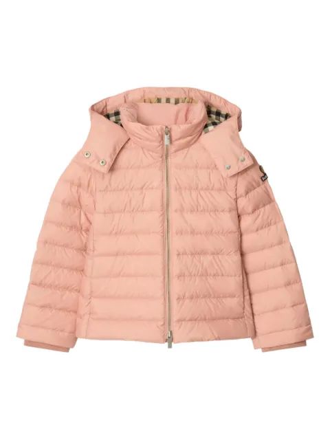 Burberry Kids 후드 퍼프 재킷