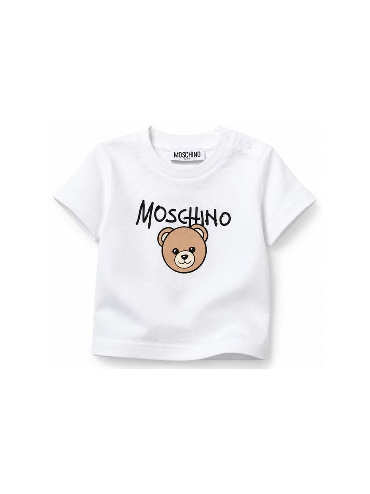 Moschino Kids 테디베어 크루넥 티셔츠