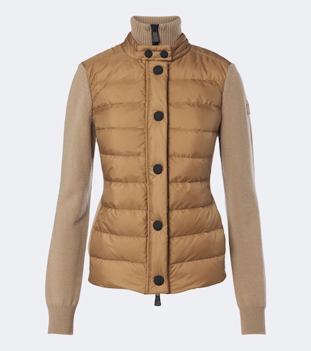 MONCLER GRENOBLE 다운 패널 가디건