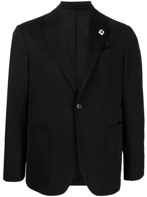 Lardini 버튼업 싱글 브레스트 블레이저