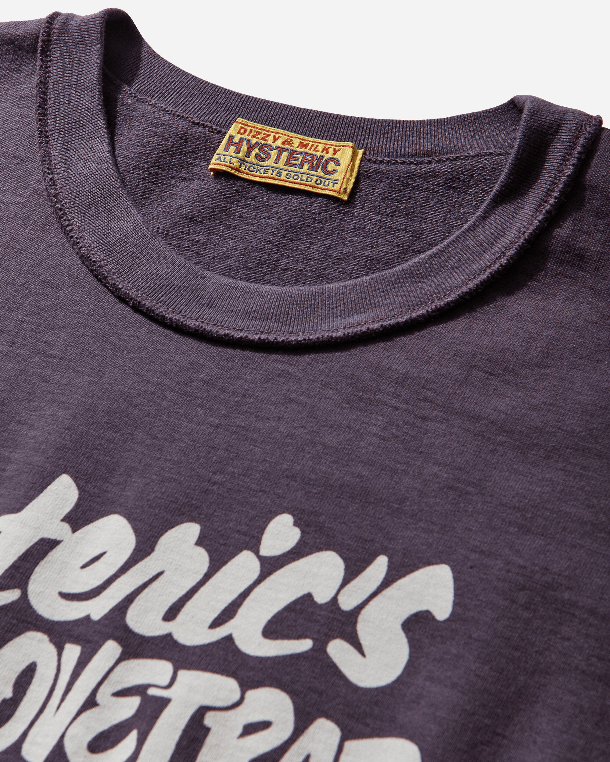 HYSTERIC GLAMOUR 히스테릭 러브트랩 숏 스웨트셔츠