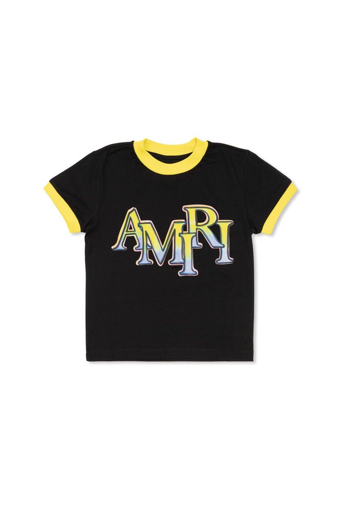 AMIRI KIDS 로고 프린트 티셔츠