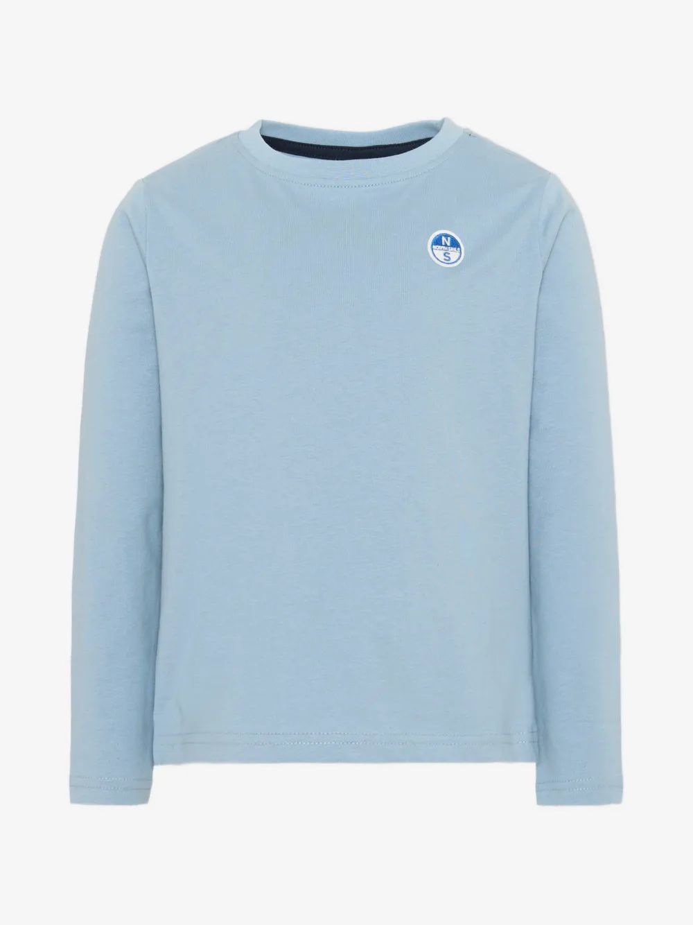 North Sails Kids 로고 패치 롱슬리브 티셔츠