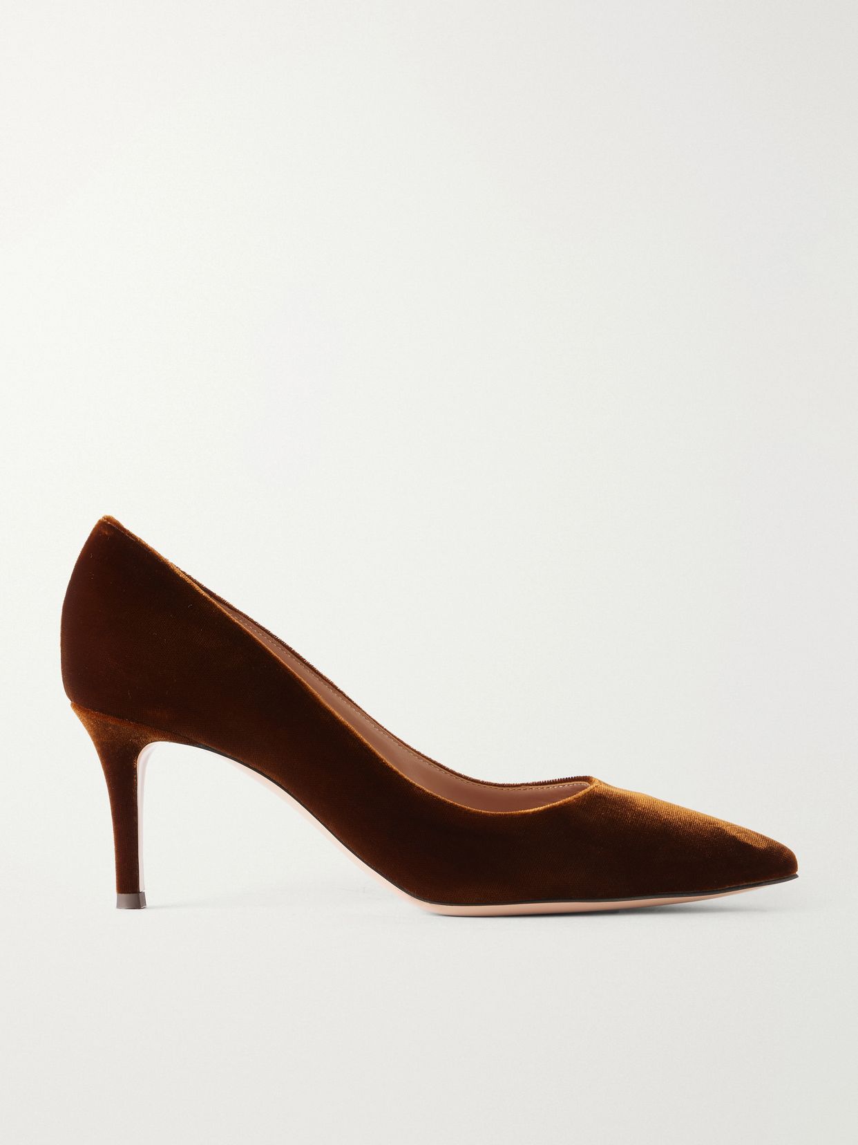 GIANVITO ROSSI 지안비토 70 벨벳 펌프스