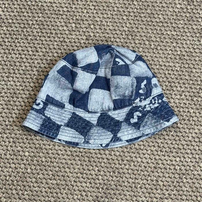 MSGM 24SS MSGM키즈 로고 데님 버킷햇