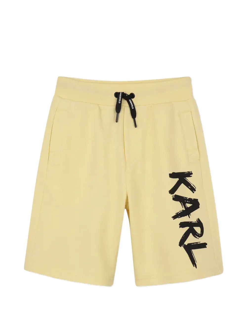 Karl Lagerfeld Kids 로고 프린트 조거 쇼츠