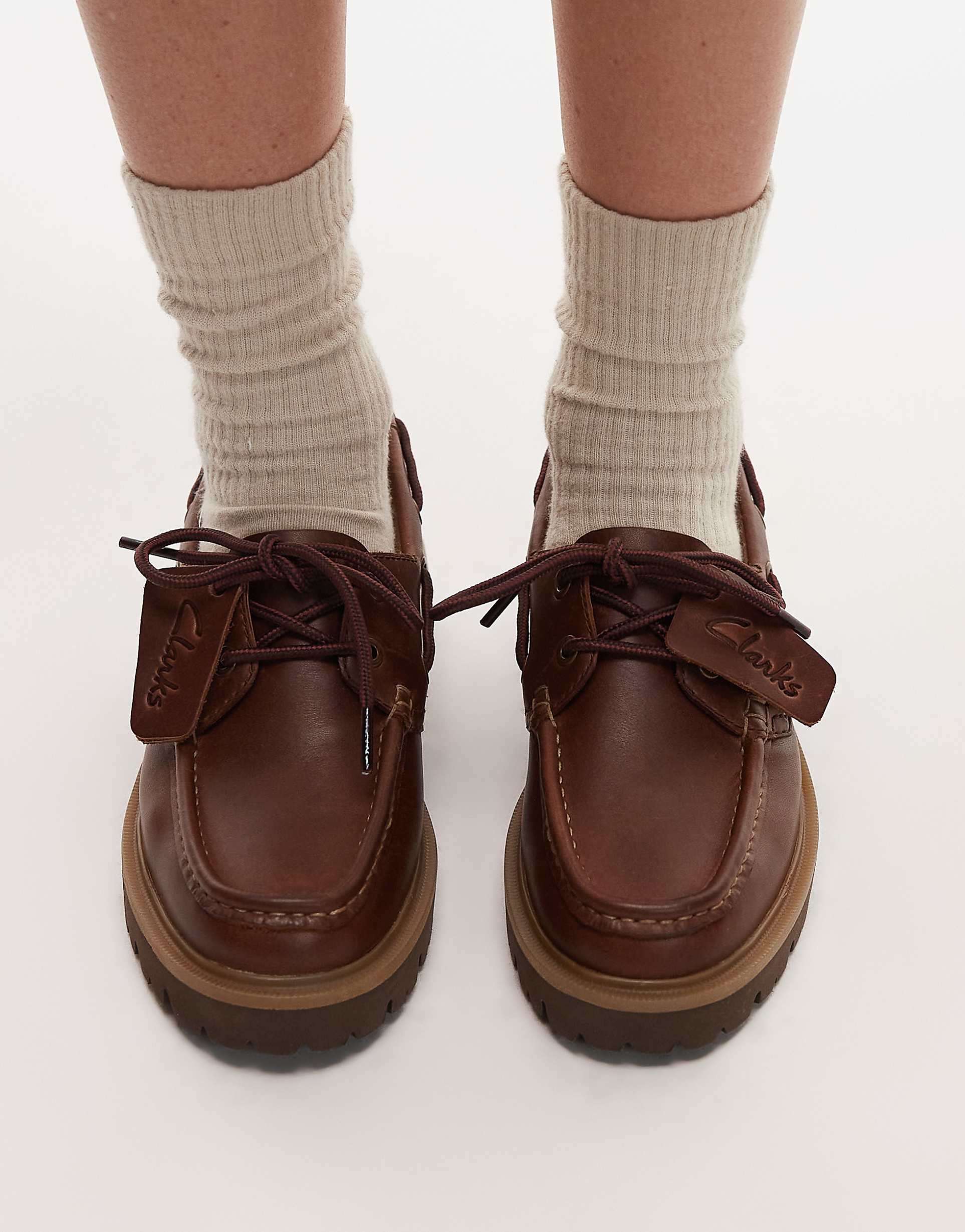 Clarks 클레이힐 보트 슈즈