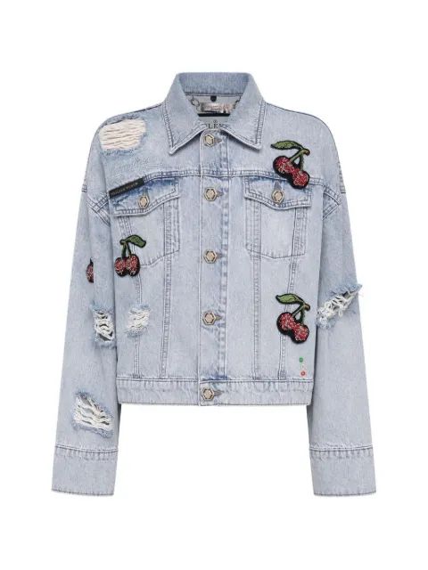 PHILIPP PLEIN 데님 레귤러 자켓