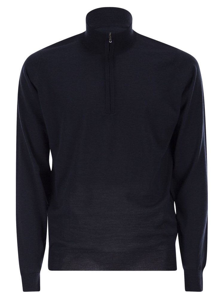 JOHN SMEDLEY 바로우 하이 넥 니트웨어