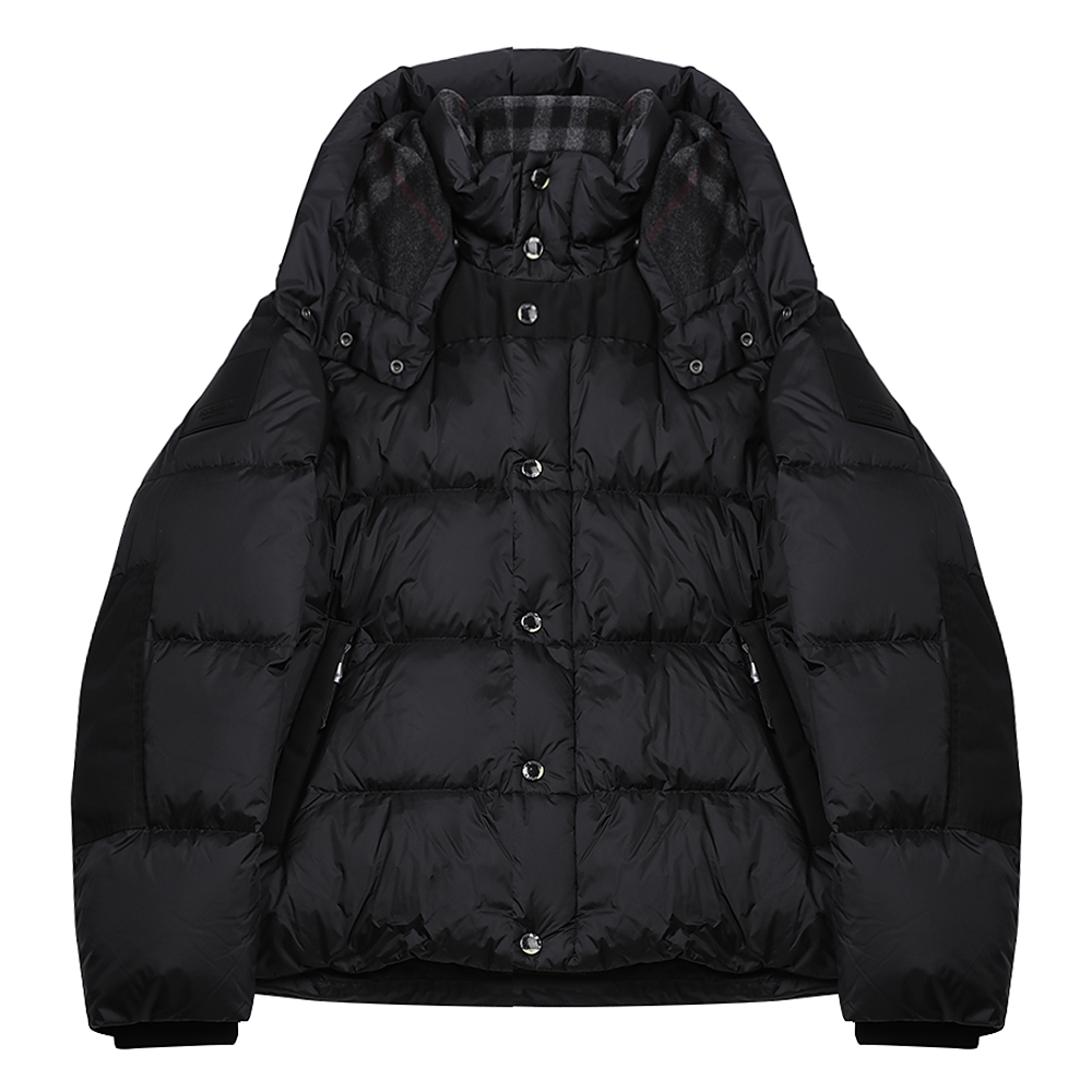 BURBERRY 버버리 로고 패치 후드 패딩 8083651