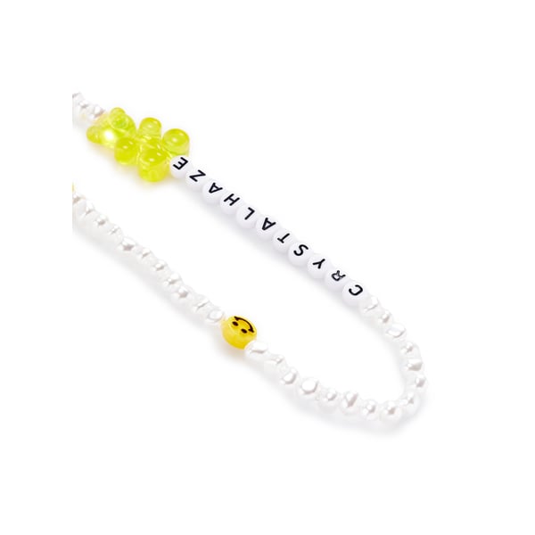 CRYSTAL HAZE Dragonne telephone a perles nacrees