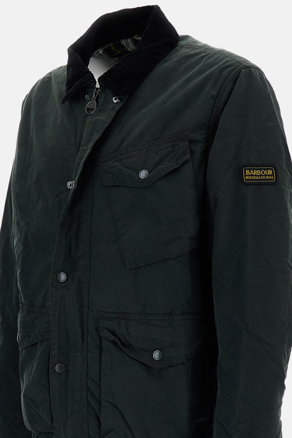 BARBOUR 윈터 드리프터 워시드 왁스 자켓