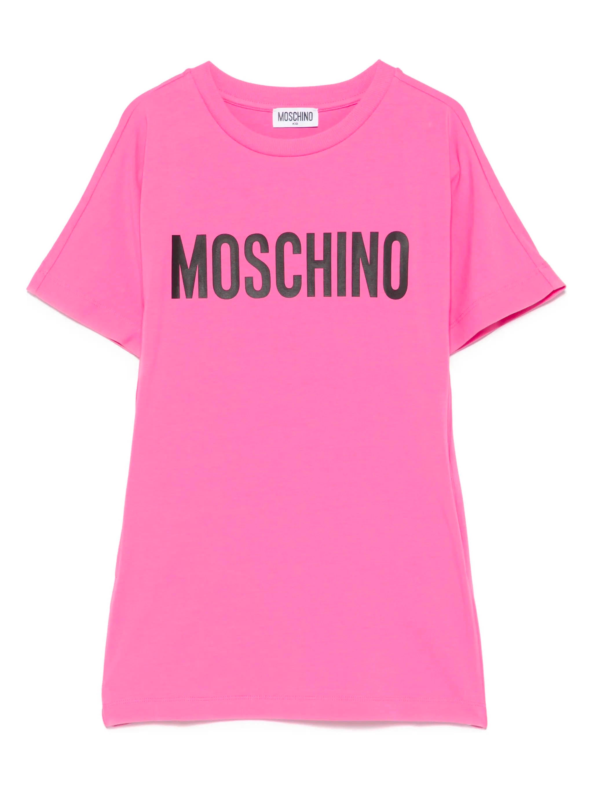 Moschino Kids 로고 프린트 미니 반팔 티셔츠