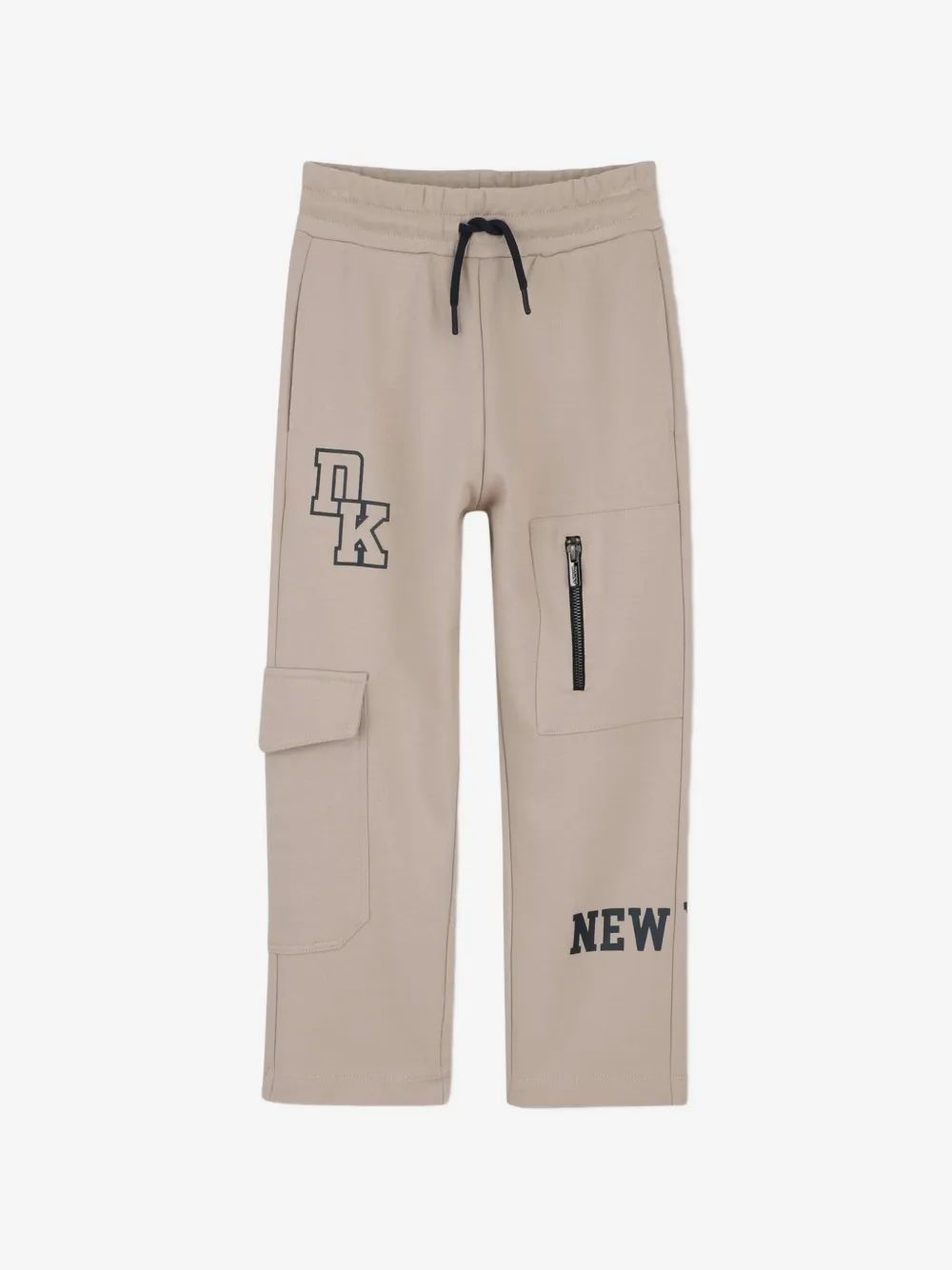 Dkny Kids 로고 프린트 카고 트랙 팬츠