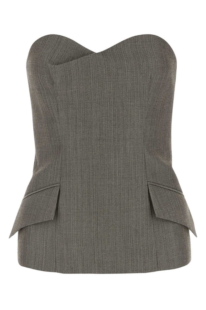 ALBERTA FERRETTI 스트랩리스 탑