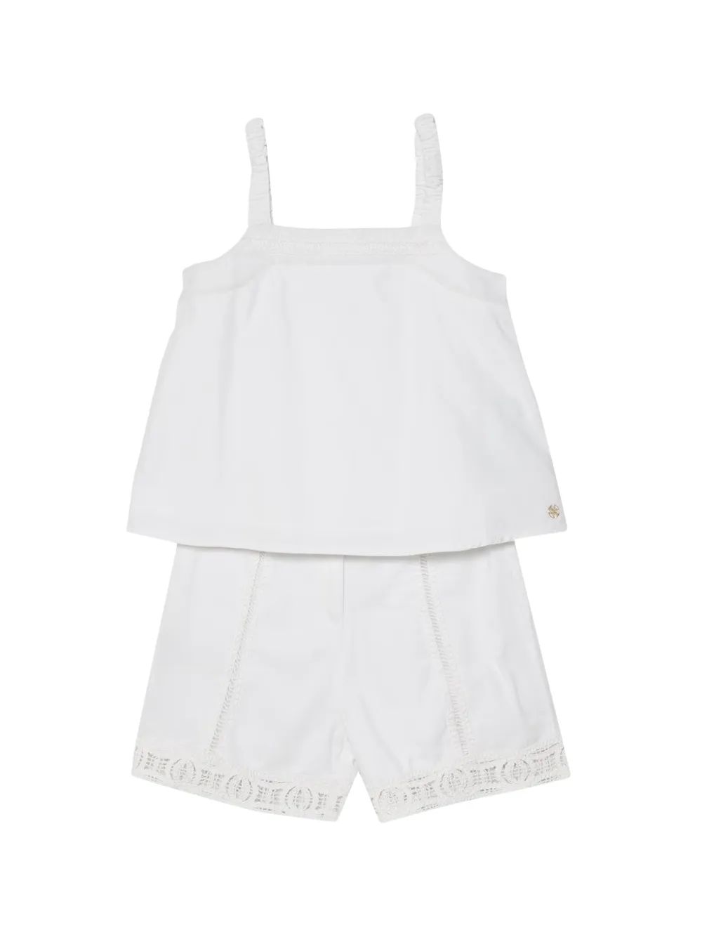 guess kids 크로셰 트림 쇼츠 세트