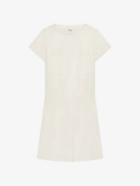 COURRÈGES 비닐 반팔 미니 원피스