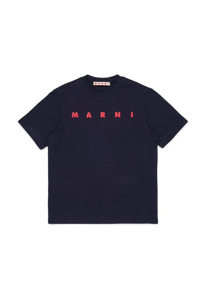 Marni Kids 로고 프린트 티셔츠