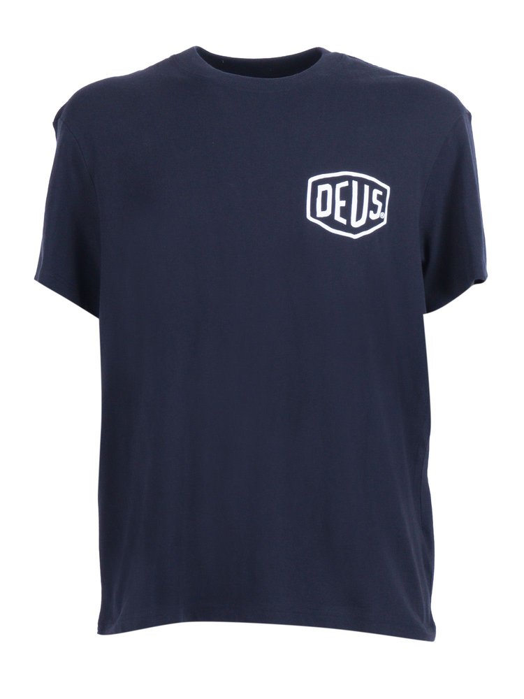 DEUS EX MACHINA 로고 프린트 크루넥 티셔츠