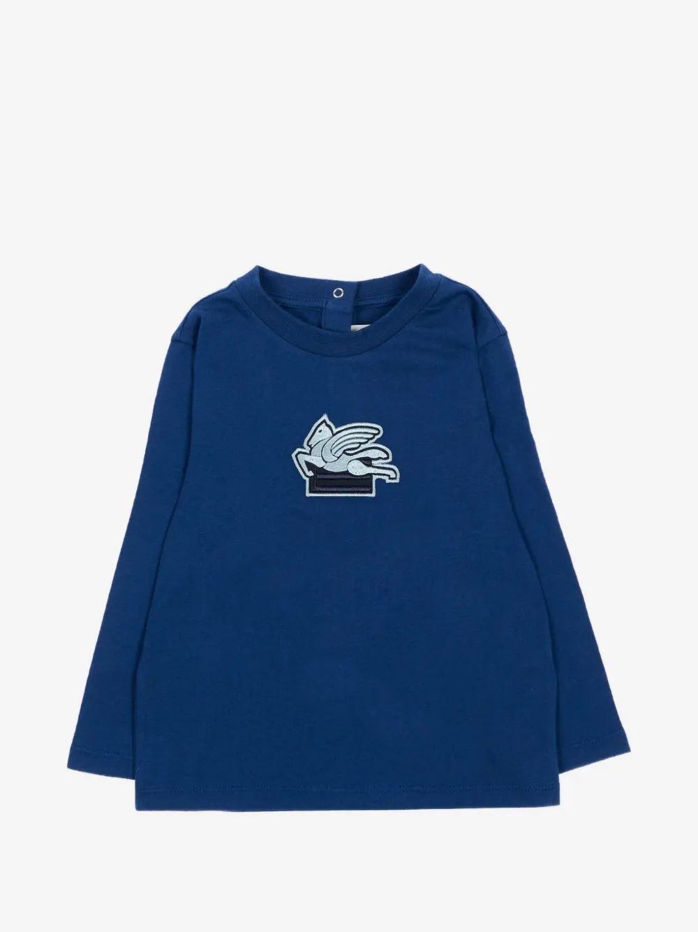 ETRO KIDS 페가수스 패치 롱슬리브 티셔츠