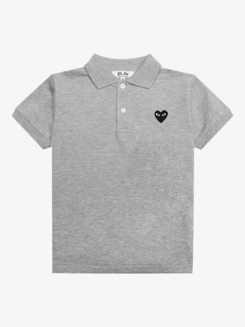Comme Des Garçons Play Kids 하트 로고 폴로 셔츠