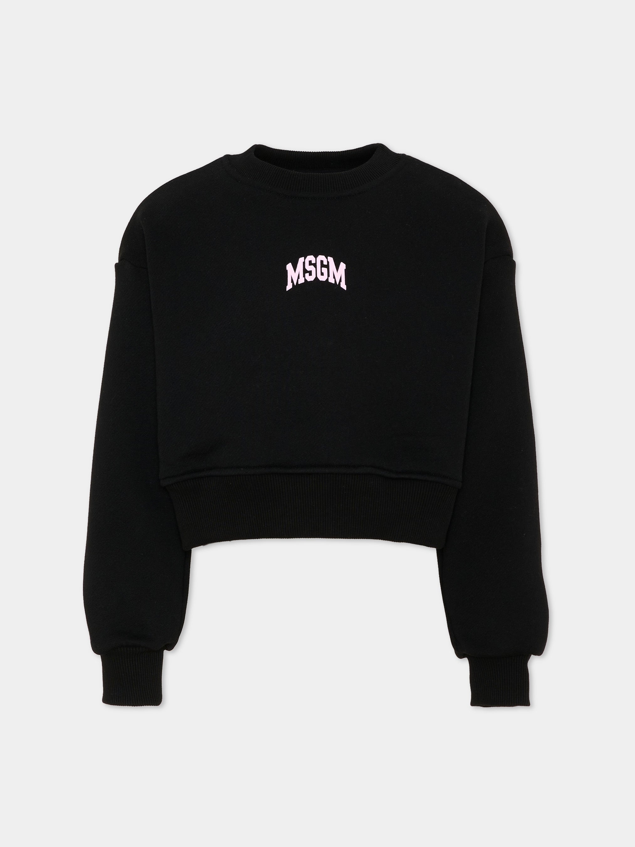 MSGM Kids 로고 맨투맨