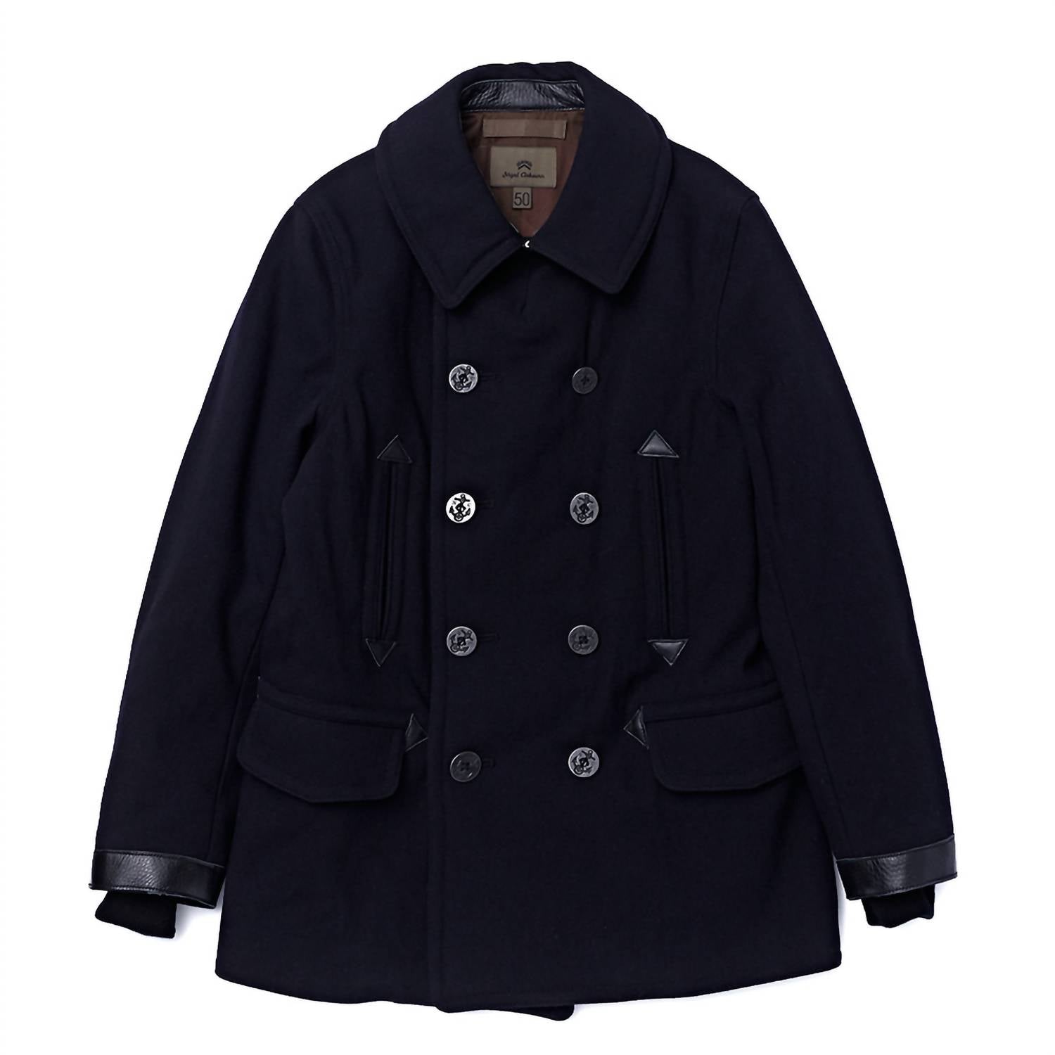 Nigel Cabourn 남성 40년대 미 해군 피 코트