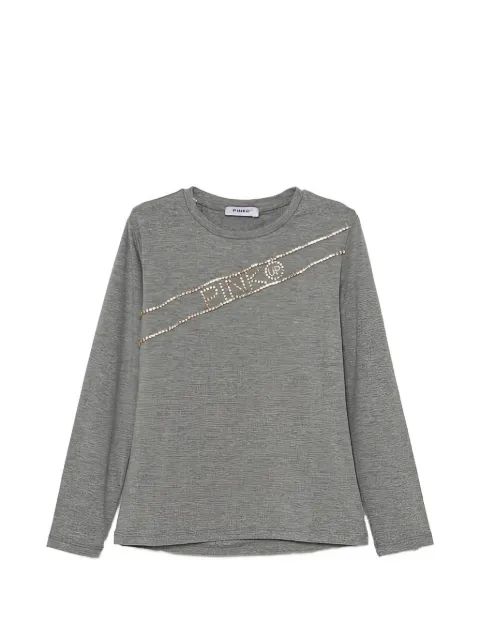 Pinko Kids 로고 장식 티셔츠