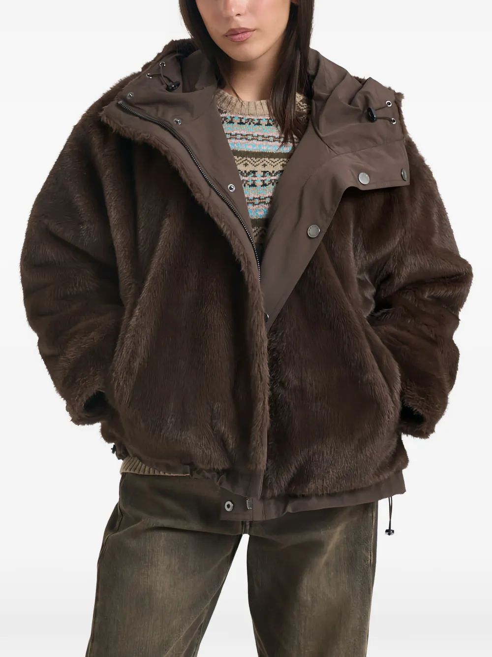 MaxMara Weekend 리버시블 후드 자켓
