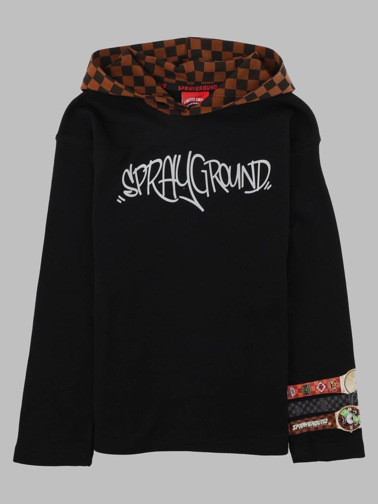 Sprayground Kids 왓 타임 이즈 잇 롱 후드티