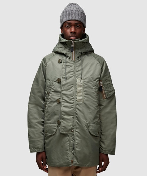 Beams Plus 밀 타입 N3B 다운 자켓