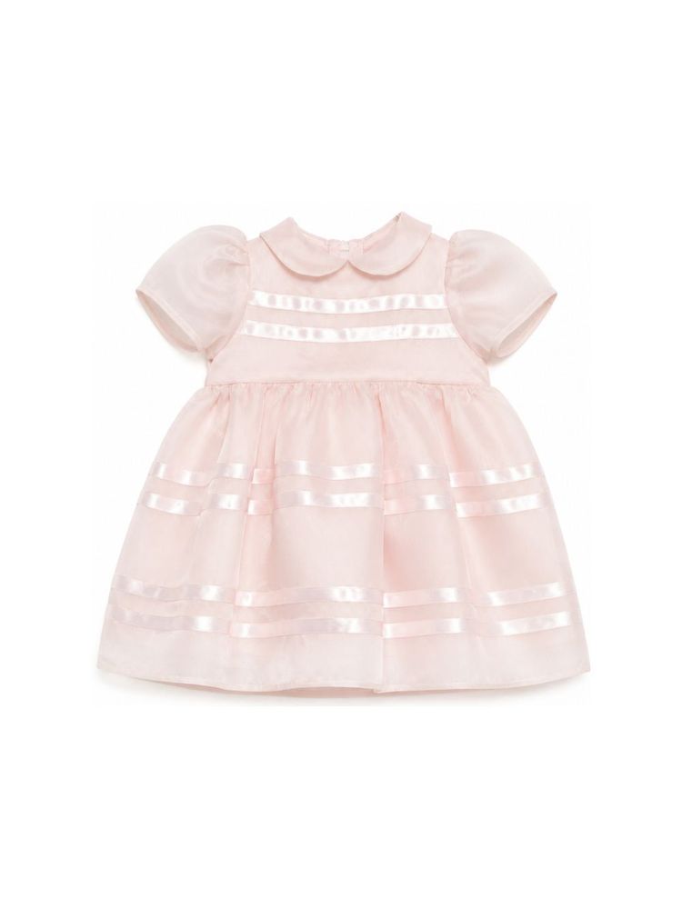 Simonetta kids 가더 디테일 플레어 드레스