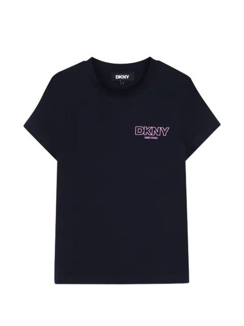 Dkny Kids 그래픽 프린트 반팔 티셔츠