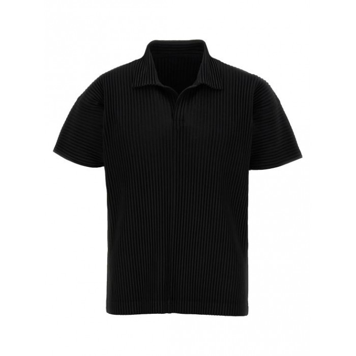 PLEATS PLEASE 옴므 플리세 이세이미야케 베이직 숏 슬리브 폴로 티셔 HP67JM530 15