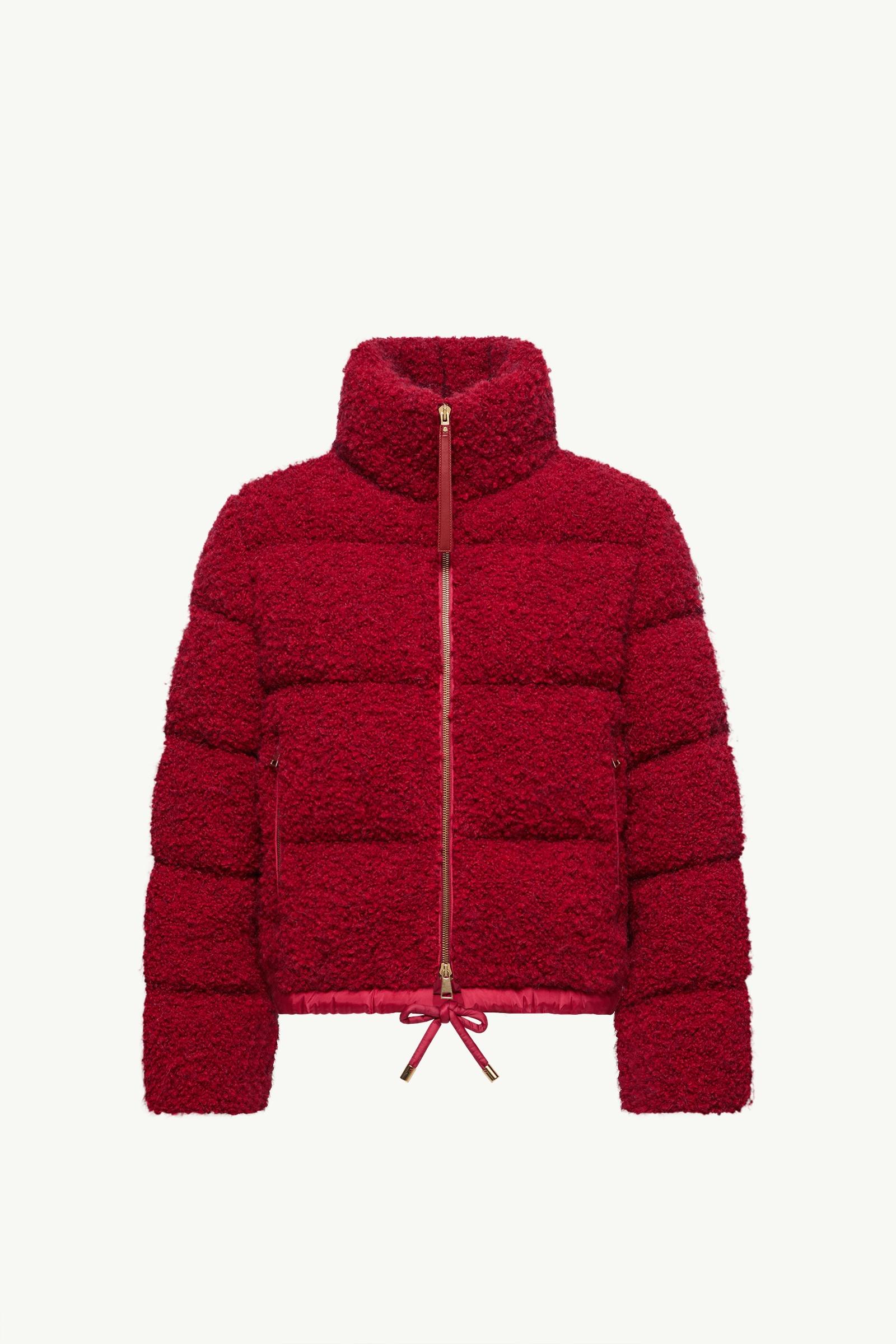 MONCLER 트랜센던스 트위드 숏 다운 자켓