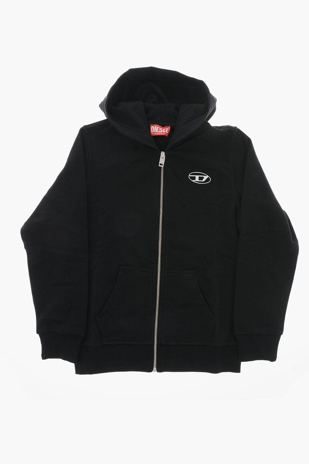 Diesel Kids 후드 맨투맨 SMACIS 면 모노그램